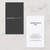 MODERN & MINIMAAL Nr. 8 Visitekaartje (Voorkant / Achterkant)