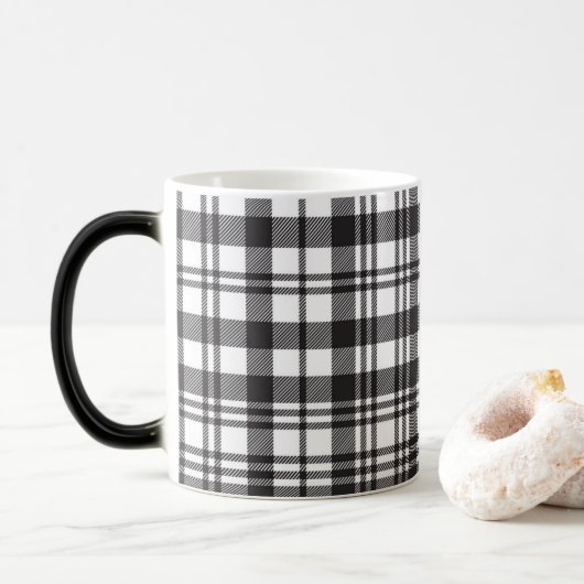 Modern Minimaal Patroon Magische Mok (Met donut)