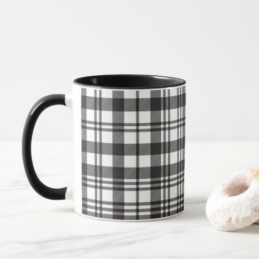 Modern Minimaal Patroon Mok (Met donut)