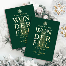 Modern Minimaal Prachtig Vakantie Kerstgroen