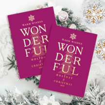 Modern Minimaal Prachtig Vakantie Kerstrood