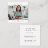 Modern minimaal professioneel Visitekaartje (Voorkant / Achterkant)