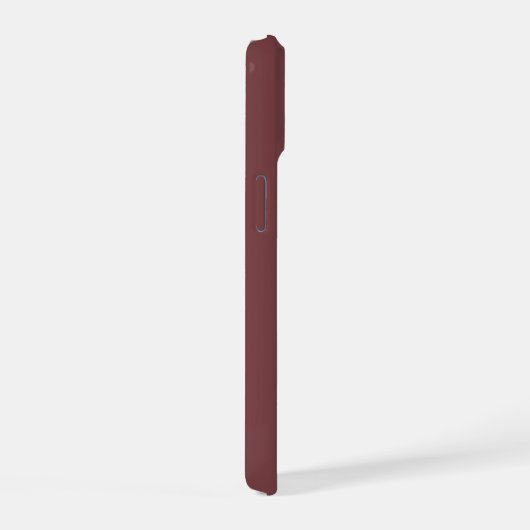 Modern minimaal rood monogram Volledige naam toevo iPhone 15 Case (Rechterkant)