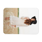 Modern minimaal script afstuderen magneet (Horizontaal)