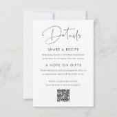 Modern minimaal Script Vrijgezellenfeest Behuizing Kaart (Voorkant)