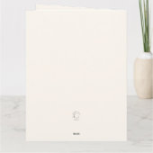 Modern Minimaal Twee Foto Beige Afstuderen Bedankkaart (Achterkant)