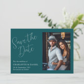 Modern, Minimaal, Typografie, 1 foto Kaart (Staand voorkant)