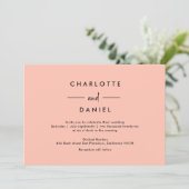 Modern, Minimaal, Typografie Uitnodiging (Staand voorkant)