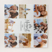 modern , minimaal , veelzeggend kerstfeest met mul legpuzzel (Horizontaal)