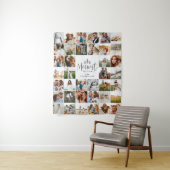 modern , minimaal , veelzeggend kerstfeest met mul wandkleed (In situ)