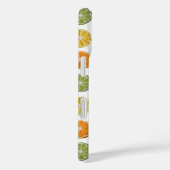 Modern minimaal vers gehaakte citrusschijfpatroon Case-Mate iPhone case (Achterkant / Rechts)