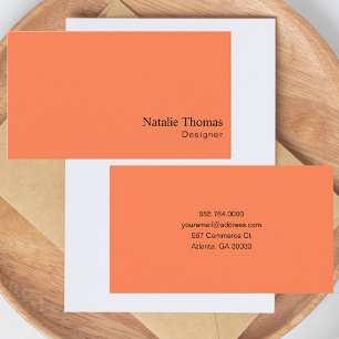 Modern minimaal vet & trendy professional visitekaartje