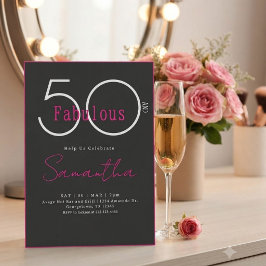 Modern Minimaal Vijftig en Fantastisch 50ste Verja Kaart