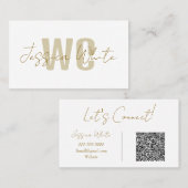 Modern minimaal Visitekaartje (Voorkant / Achterkant)