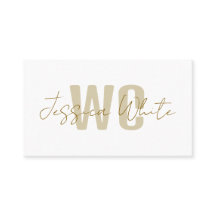 Modern minimaal Visitekaartje