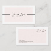 Modern minimaal  Visitekaartje (Voorkant / Achterkant)