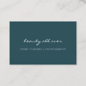 Modern minimaal visitekaartje (Voorkant)