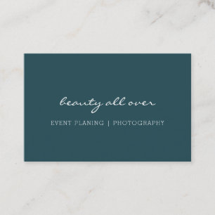 Modern minimaal visitekaartje