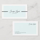 Modern minimaal  Visitekaartje (Voorkant / Achterkant)