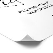 Modern Minimaal Voor de kinderen Trouwgunsten Teke Poster (Hoek)