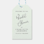 Modern, minimaal Vrijgezellenfeest Cadeaulabel (Voorkant)