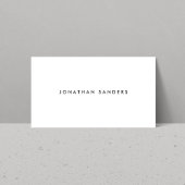 MODERN & MINIMAAL Wit Visitekaartje
