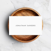 MODERN & MINIMAAL Wit Visitekaartje