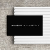 MODERN & MINIMAAL Zwart/Wit Visitekaartje