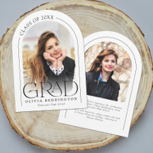 Modern Minimal Arch 2 Photo Afstudeerder aangekond