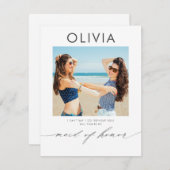 Modern minimal, ben je mijn vriend van de eervolle (Voorkant / Achterkant)