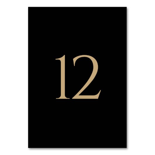 Modern Minimal Black Gold Wedding Kaart (Voorkant)