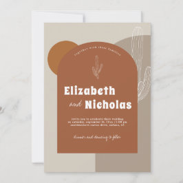 Modern Minimal Boho Desert | Terra Cotta Kaart