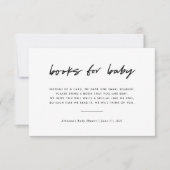 Modern Minimal Book Request Insert | Roze Kaart (Voorkant)