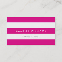 MODERN MINIMAL breed streep patroon helder heet ro