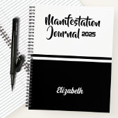 Modern Minimal Calligraphy Manifestation Journal Notitieboek