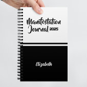 Modern Minimal Calligraphy Manifestation Journal Notitieboek