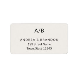 Modern Minimal City Hall Return Etiket