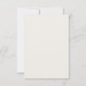 Modern Minimal City Hall Wedding RSVP Card (Achterkant)