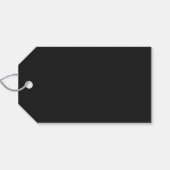 Modern Minimal Contemporary Vrolijk Kerstfeest Cadeaulabel (Achterkant Horizontaal)