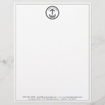 Modern Minimal Corporate Business Logo Letterhead