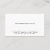 MODERN & MINIMAL Dark Grey Visitekaartje (Achterkant)