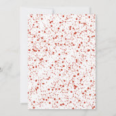 Modern Minimal Eat Drink Be Merry Christmas Party Kaart (Achterkant)