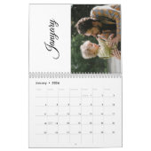 Modern Minimal Family Photo Collage Calendar 2026 Kalender (Jan 2026)