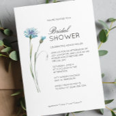 Modern Minimal Floral Detail bruiloft Vrijgezellen Kaart