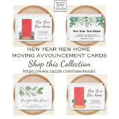 Modern Minimal Foliage Return-adres Etiket