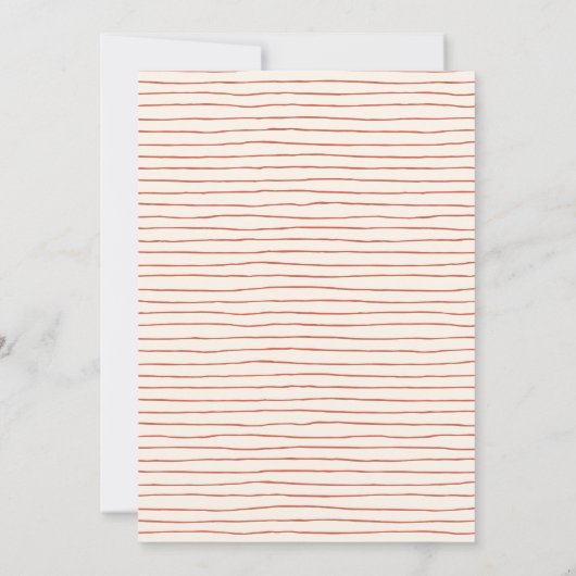 Modern Minimal Friendsgiving Dinner Thanksgiving Kaart (Achterkant)