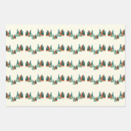 Modern Minimal Gift Wrap Inpakpapier Vel