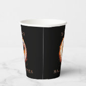 Modern Minimal Halloween feest Papieren Bekers (Rechts)