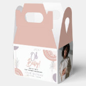 Modern Minimal Heart Boho Baby shower Bedankdoosjes (Geopend)