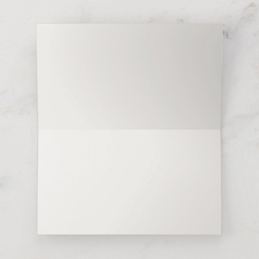 Modern Minimal Intimate Wedding Plaatskaartje (Binnenkant ongevouwen)